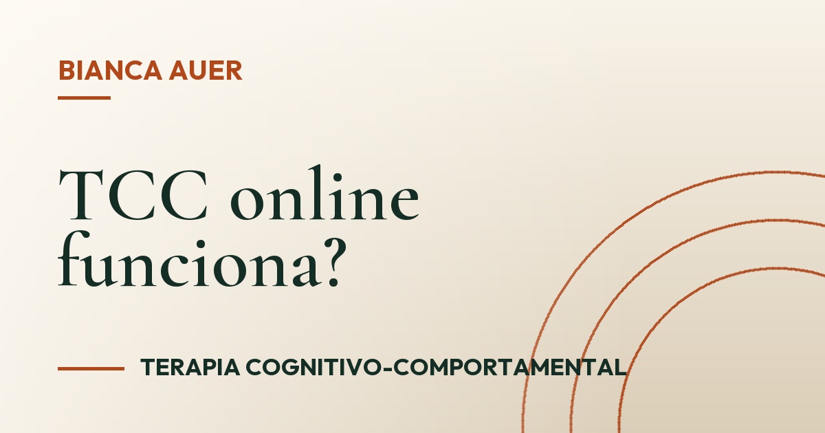 TCC online funciona?