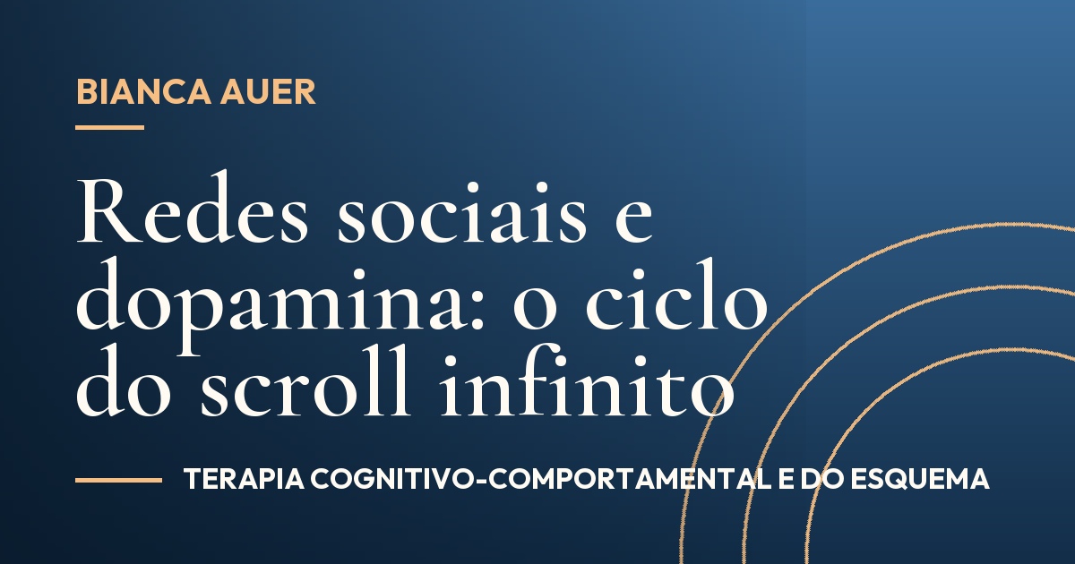 Redes sociais e dopamina: o ciclo do scroll infinito